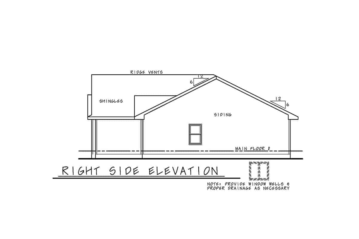 Traditional Multi-Family Plan 81403 with 3 Bed, 2 Bath, 2 Car Garage Picture 1