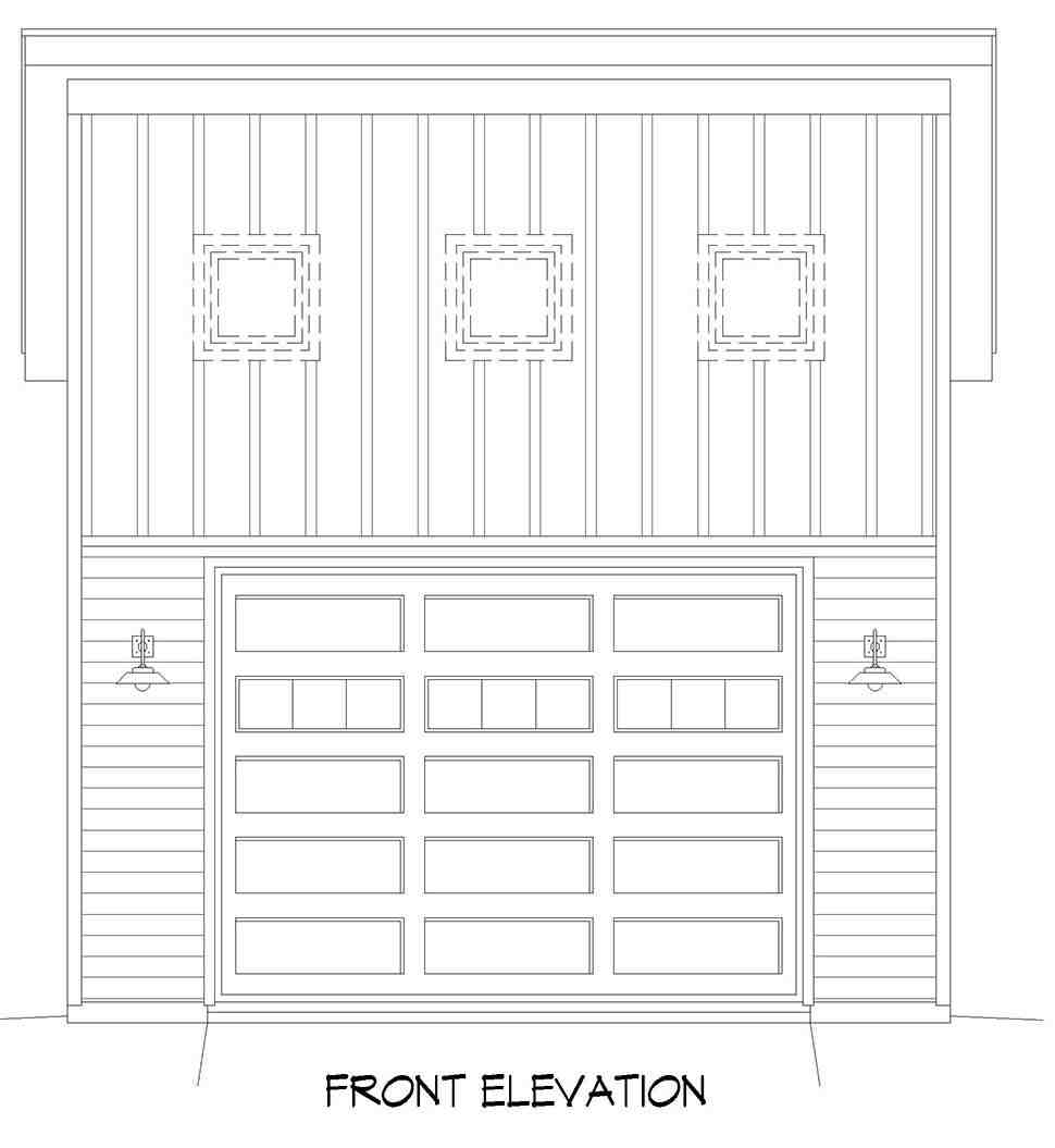 Garage Plan 81503 - 1 Car Garage Picture 3