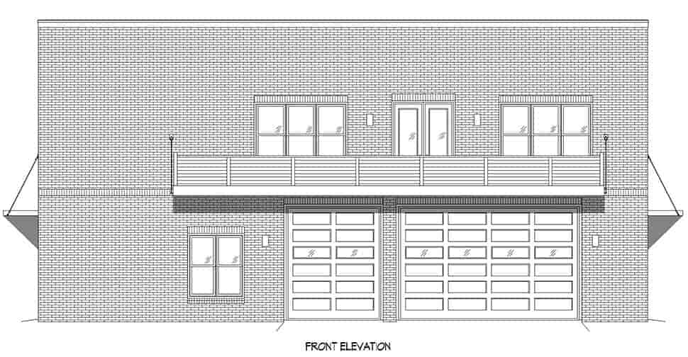 Garage-Living Plan 81512 Picture 3