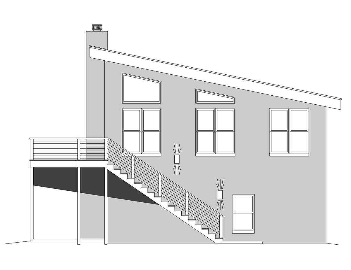 Garage-Living Plan 81588 Picture 1
