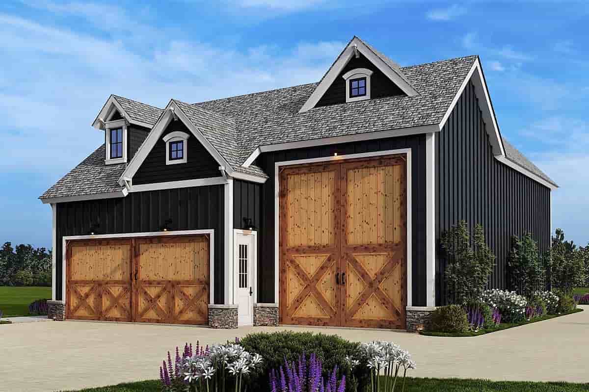 Garage Plan 81637 - 2 Car Garage Picture 1