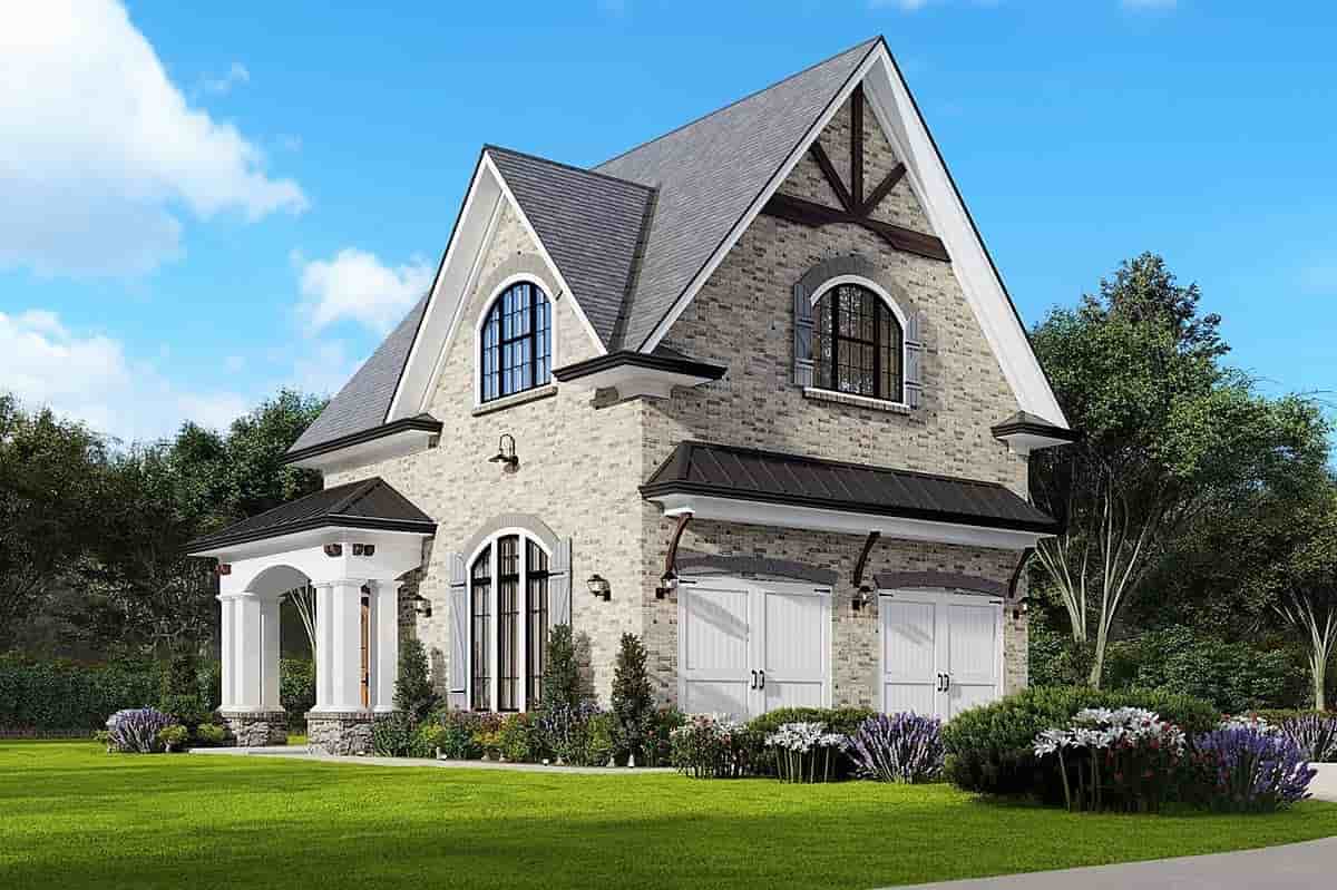 Garage-Living Plan 81644 Picture 2