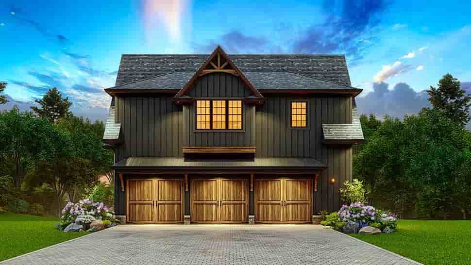 Garage-Living Plan 81673 Picture 9