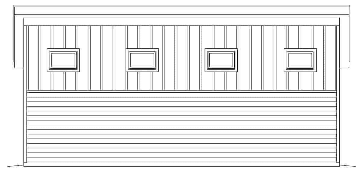 Garage Plan 81706 - 2 Car Garage Picture 1