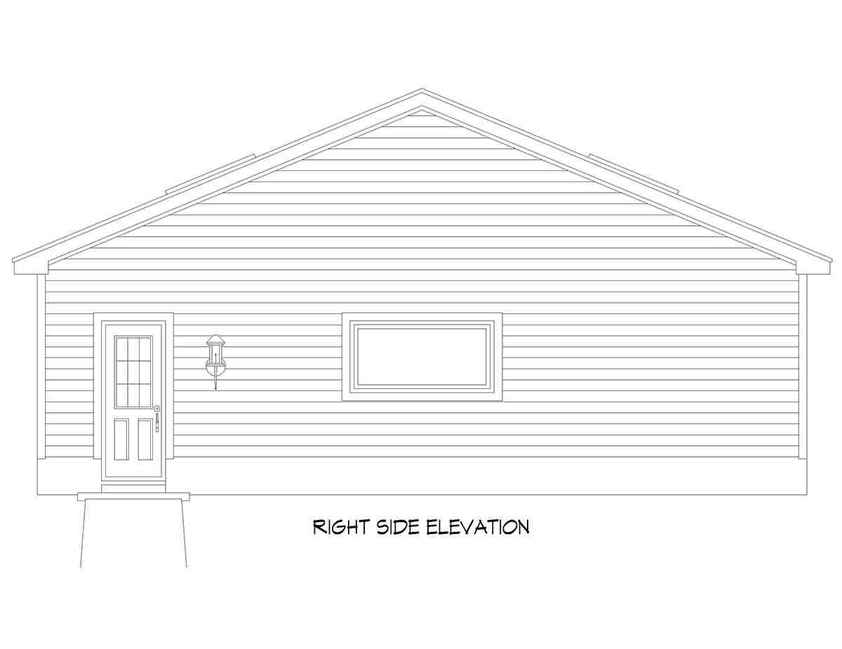 Garage Plan 81757 - 2 Car Garage Apartment Picture 1