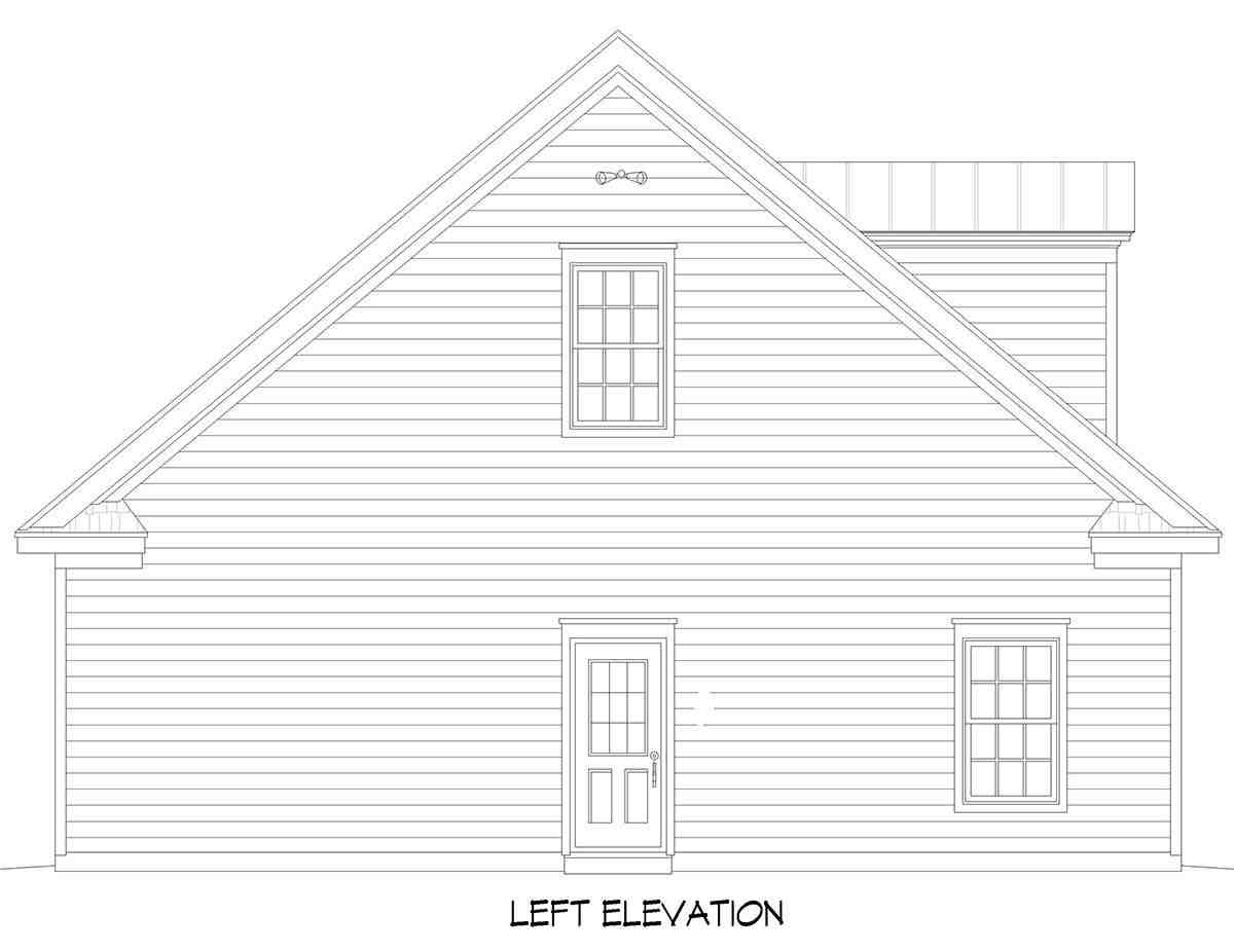 Garage Plan 81772 - 4 Car Garage Picture 2