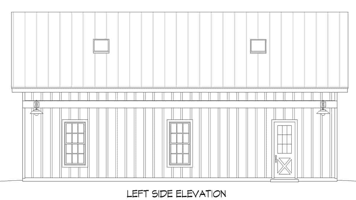 Garage Plan 81788 - 4 Car Garage Picture 2