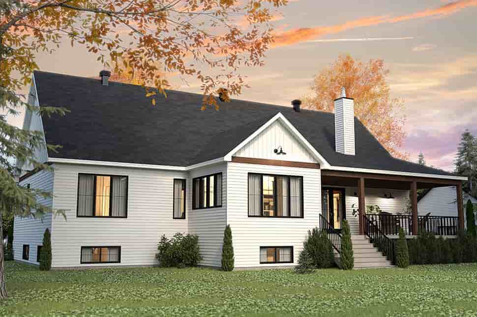 Country, Farmhouse, Ranch House Plan 81812 with 3 Bed, 2 Bath, 2 Car Garage Picture 3