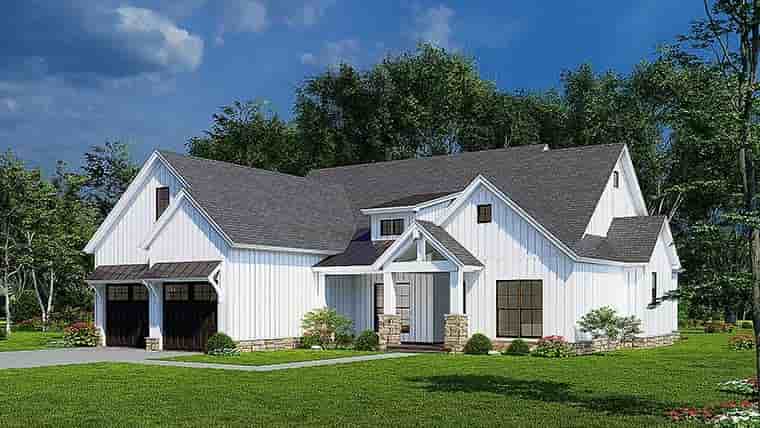 Bungalow, Cottage, Craftsman, Farmhouse, Traditional House Plan 82661 with 3 Bed, 2 Bath, 2 Car Garage Picture 5