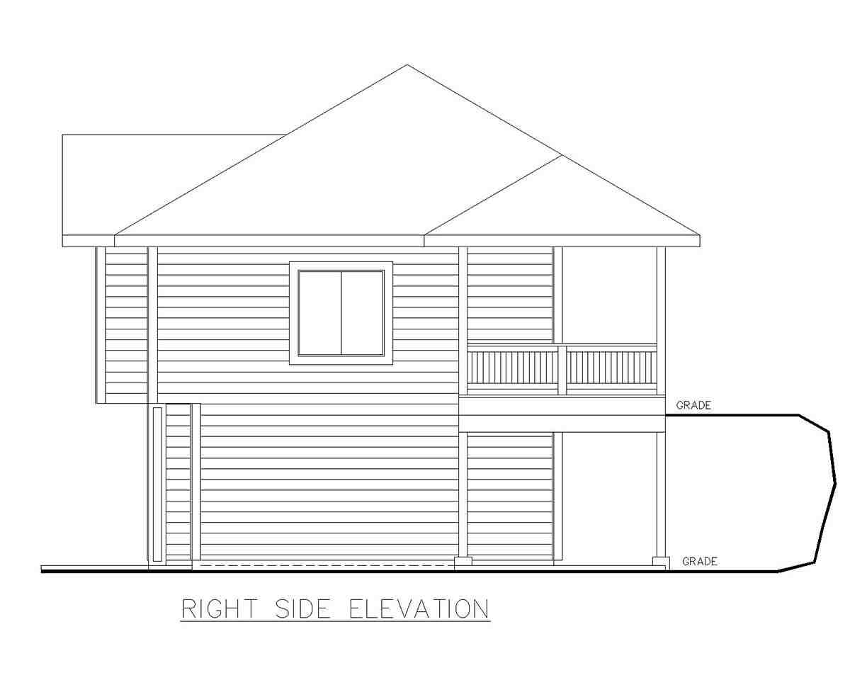 Garage-Living Plan 85130 Picture 1