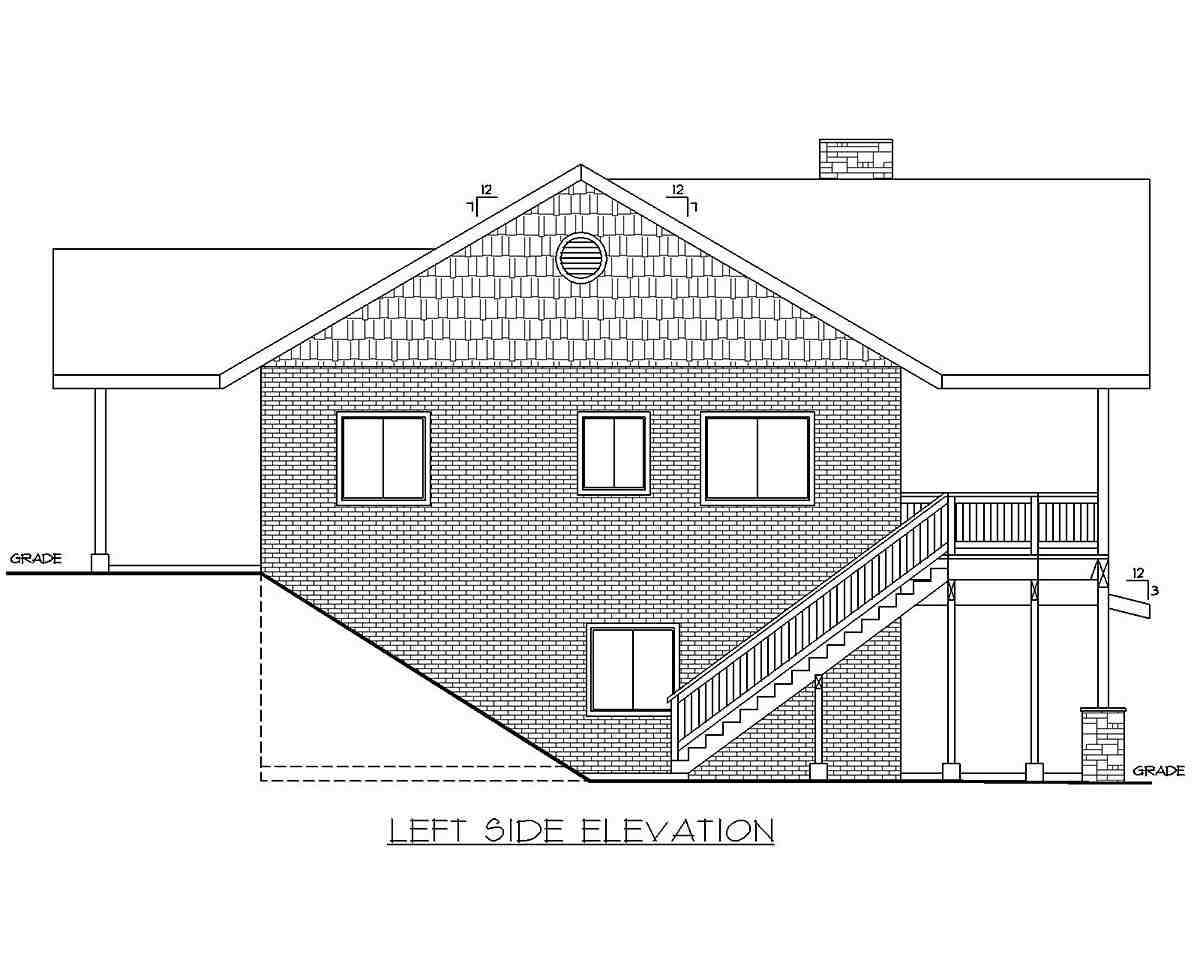 Garage-Living Plan 85137 Picture 2