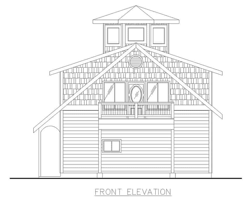 Plan 85139 Country Style 1 Car Garage