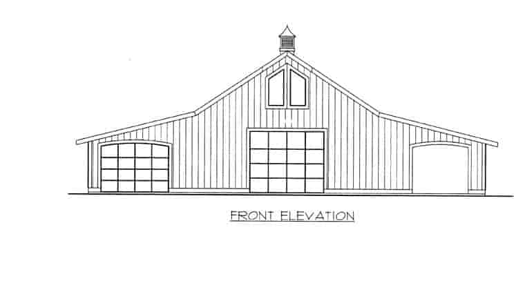 Garage Plan 85374 - 3 Car Garage Picture 1