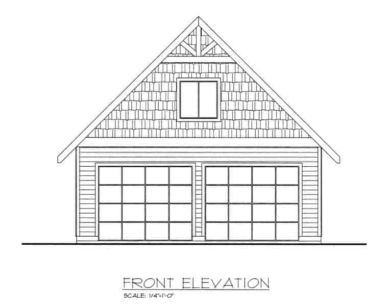 Garage Plan 85375 - 2 Car Garage Picture 1