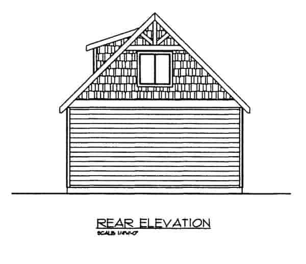 Garage Plan 86580 - 2 Car Garage Picture 2