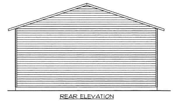 Garage Plan 86584 - 3 Car Garage Picture 2