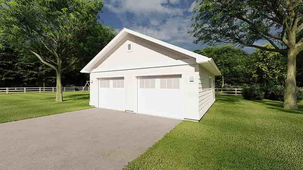 Garage Plan 90895 - 2 Car Garage Picture 3