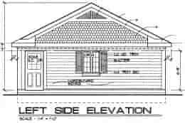 Garage Plan 91273 - 2 Car Garage Picture 1