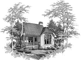 Plan 93422 - 828 Square Feet