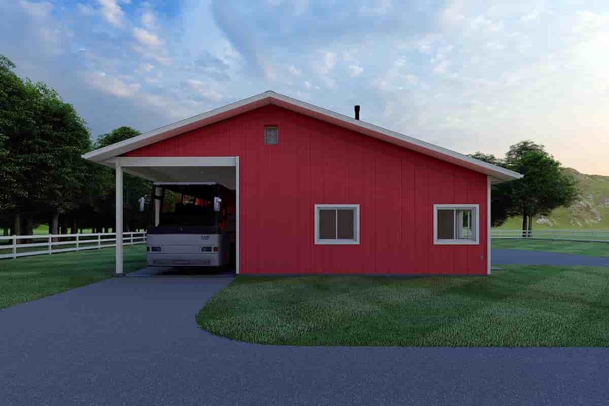 Garage Plan 99933 - 3 Car Garage Picture 1