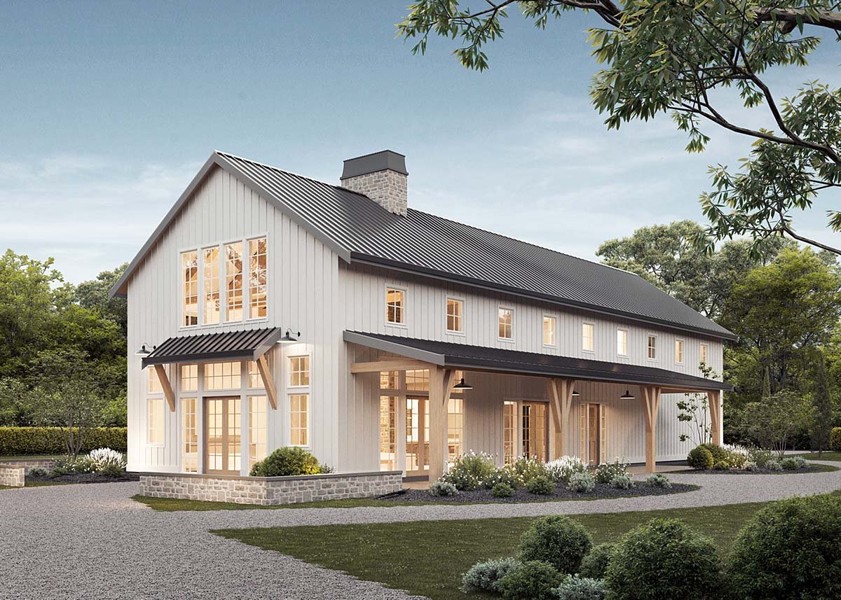 House Plan 100100 Elevation