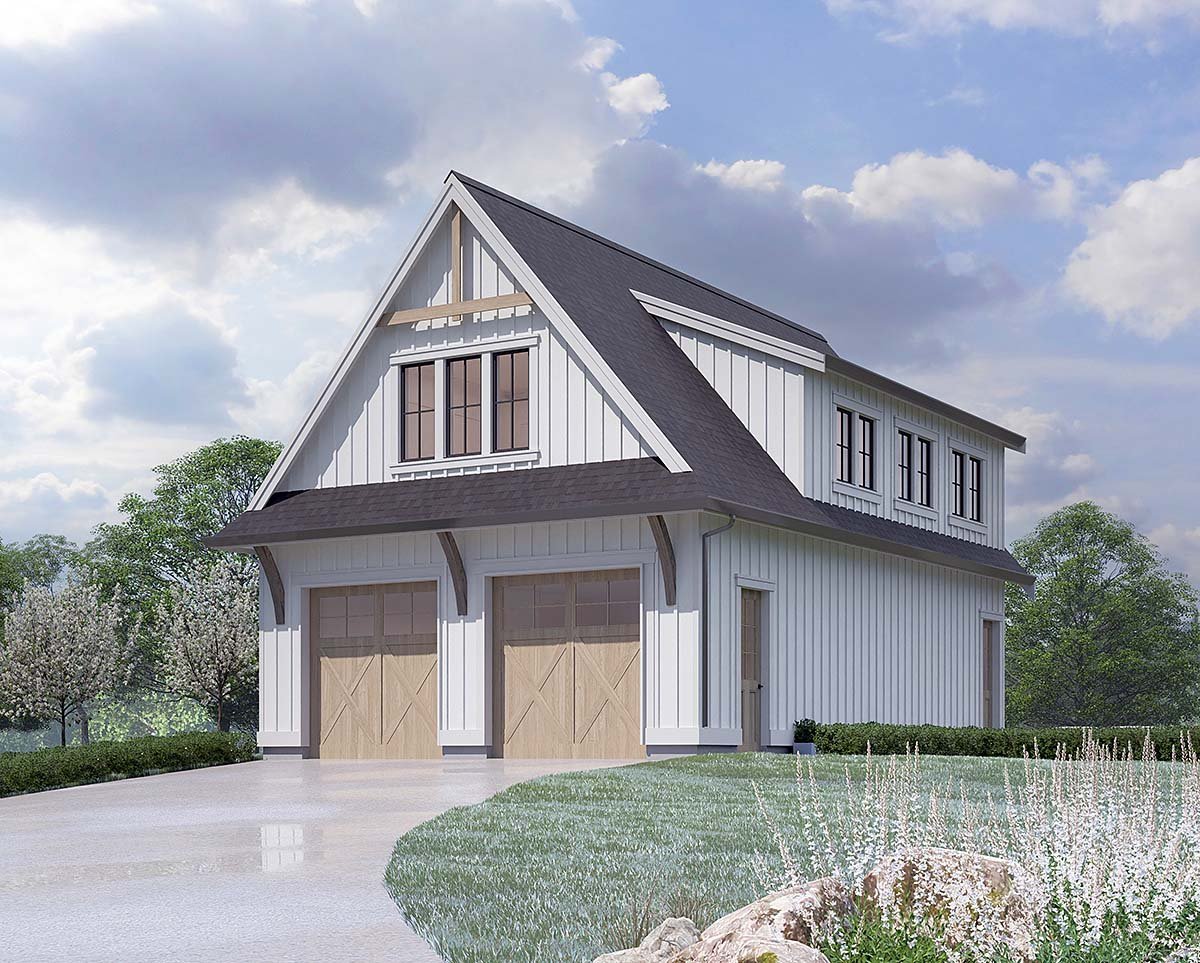 Garage-Living Plan 100114 Elevation