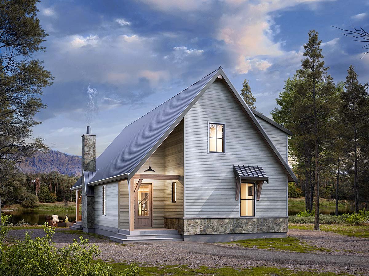 House Plan 100123 Elevation