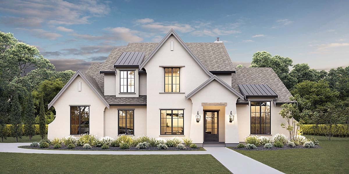 House Plan 100124 Elevation