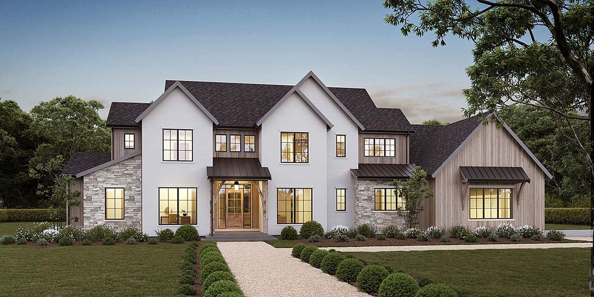 House Plan 100130 Elevation