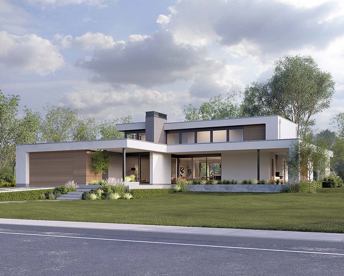 House Plan 100152 Elevation