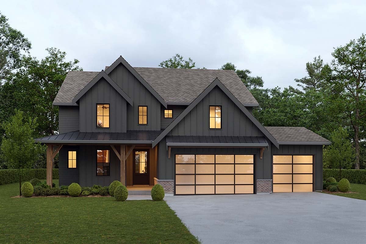 House Plan 100157 Elevation