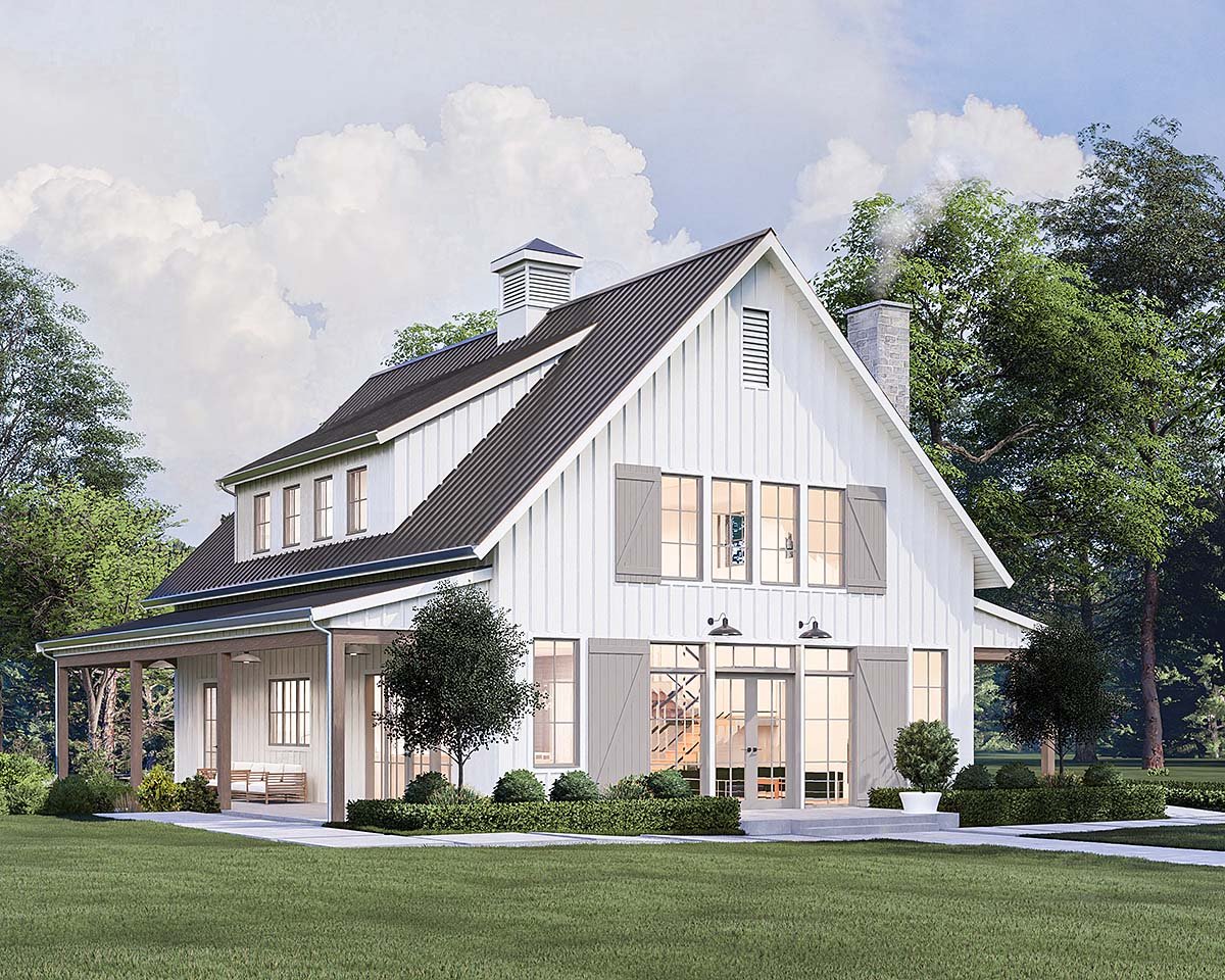 House Plan 100171 Elevation