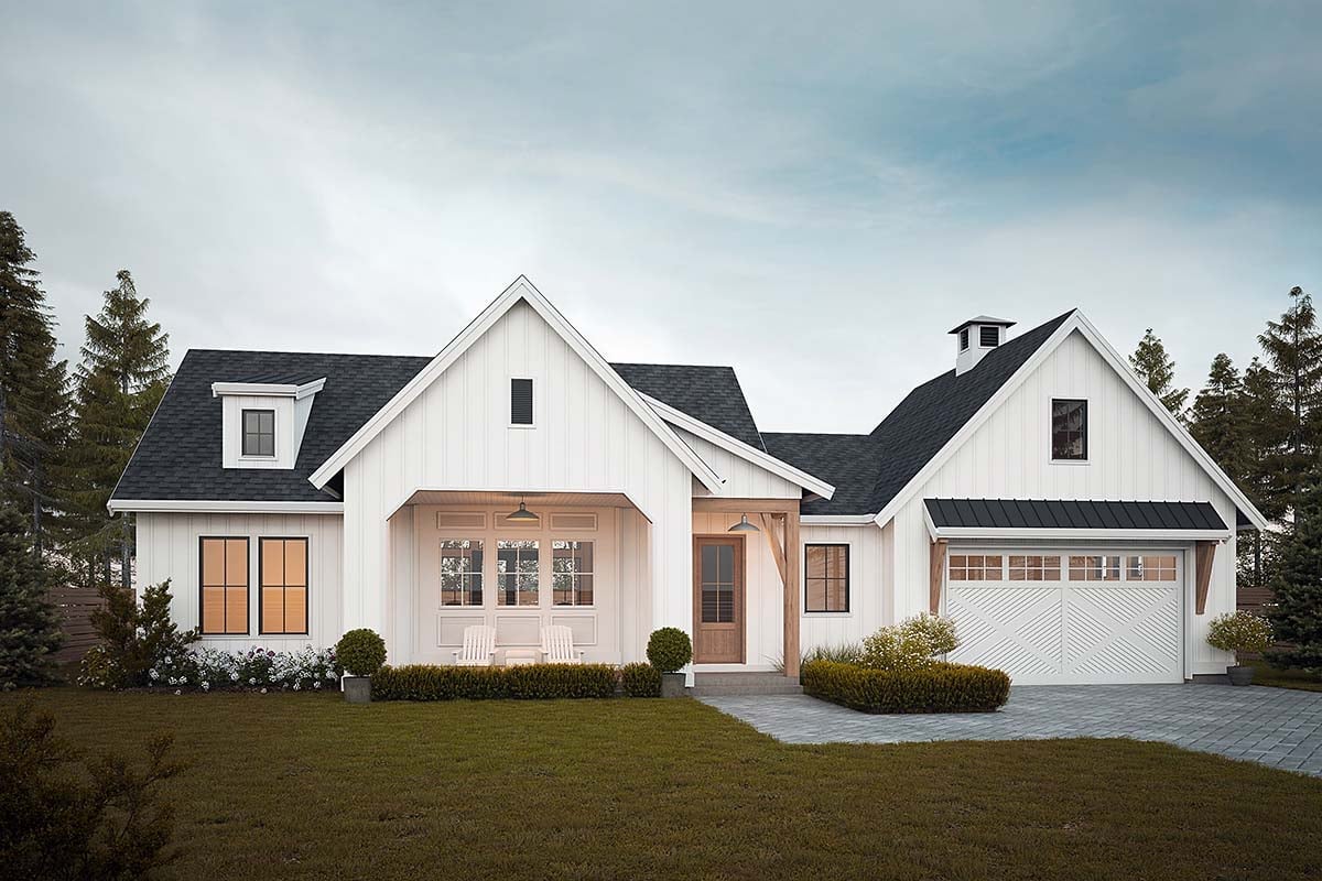 House Plan 100173 Elevation