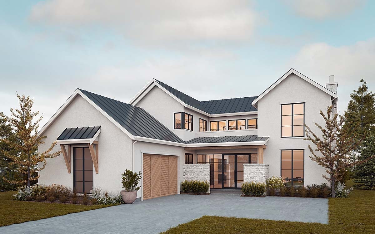 House Plan 100178 Elevation