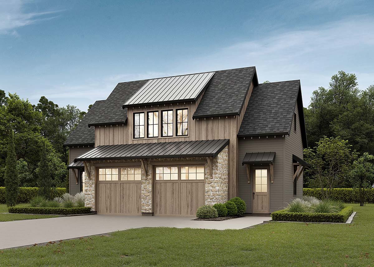 Garage-Living Plan 100189 Elevation