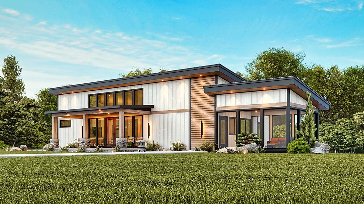 House Plan 100201 Elevation