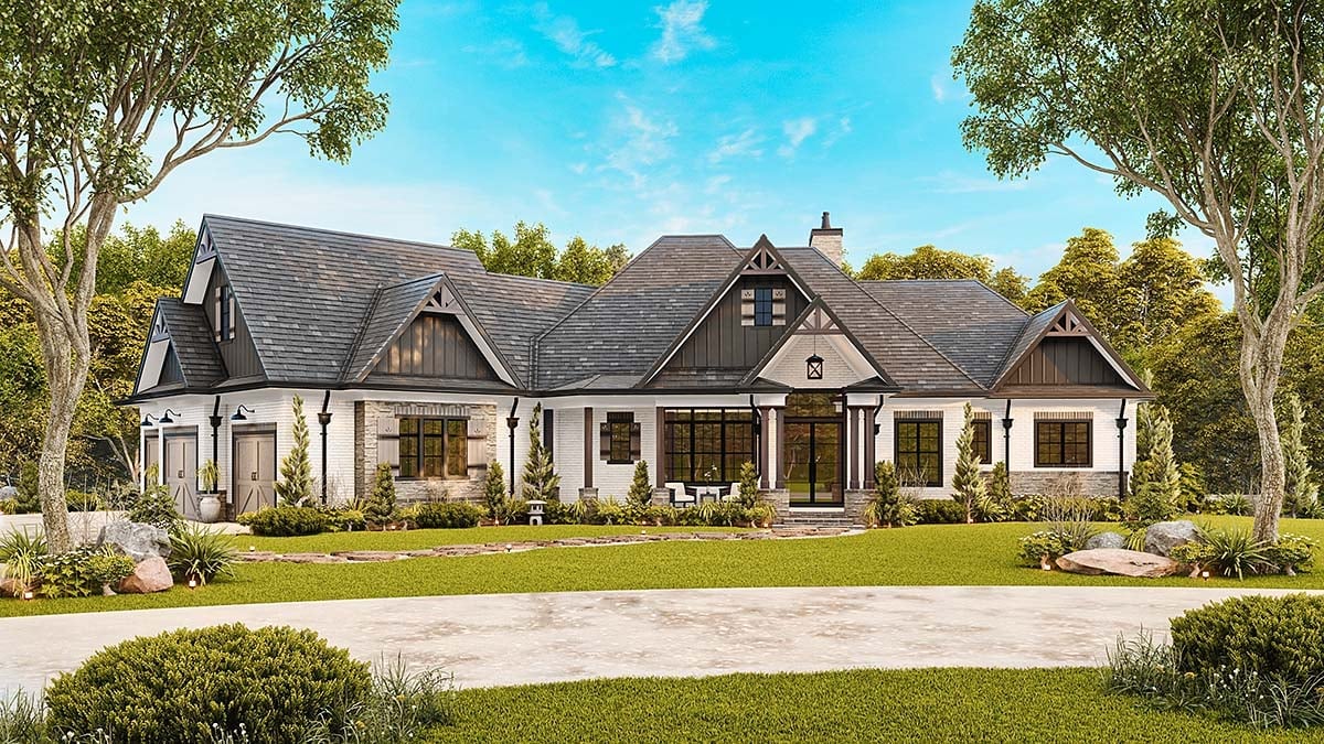 House Plan 100202 Elevation
