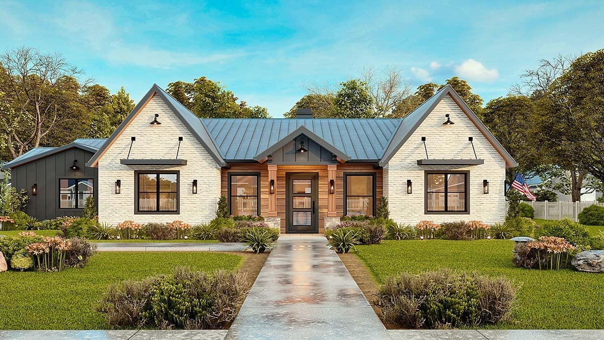 House Plan 100204 Elevation