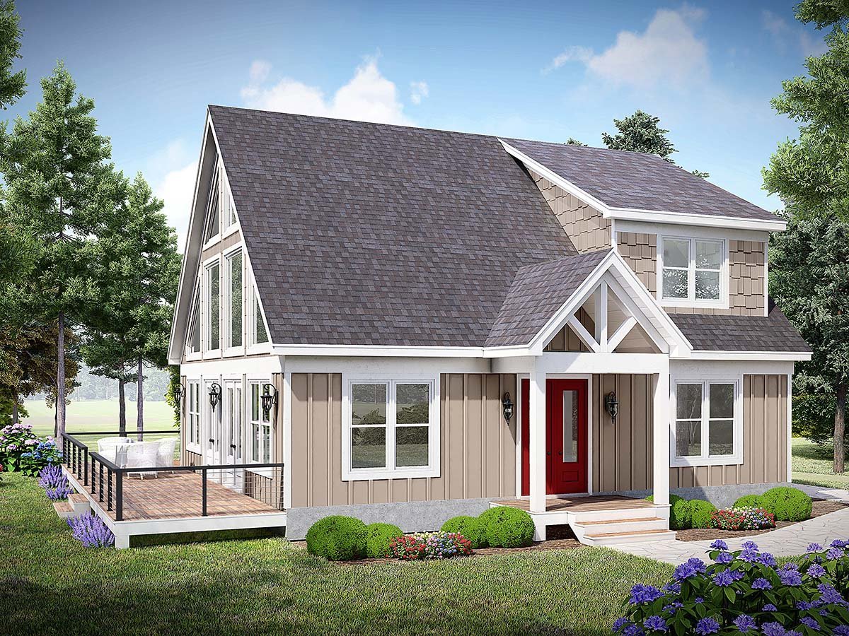 House Plan 100316 Elevation
