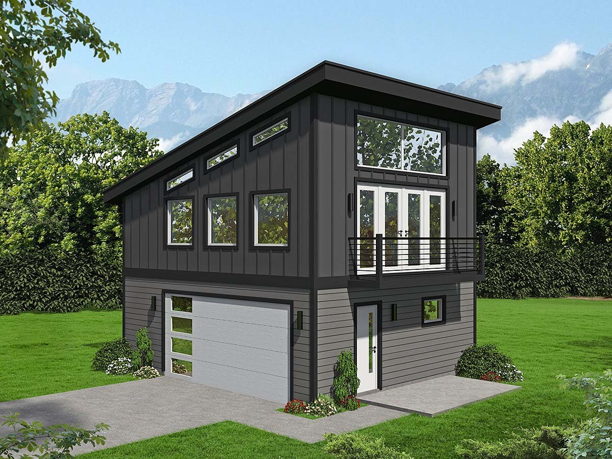 Garage-Living Plan 100319 Elevation