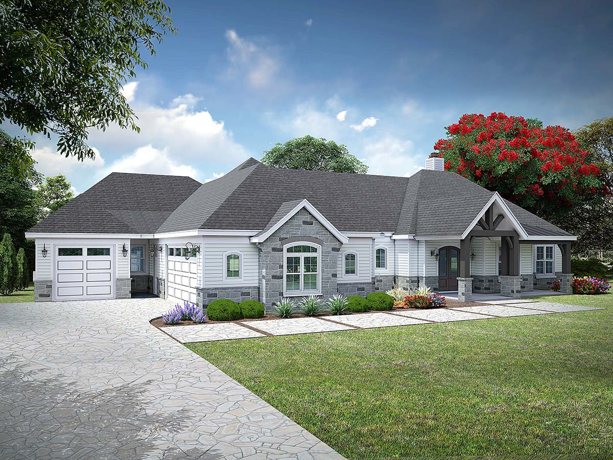 House Plan 100321 Elevation