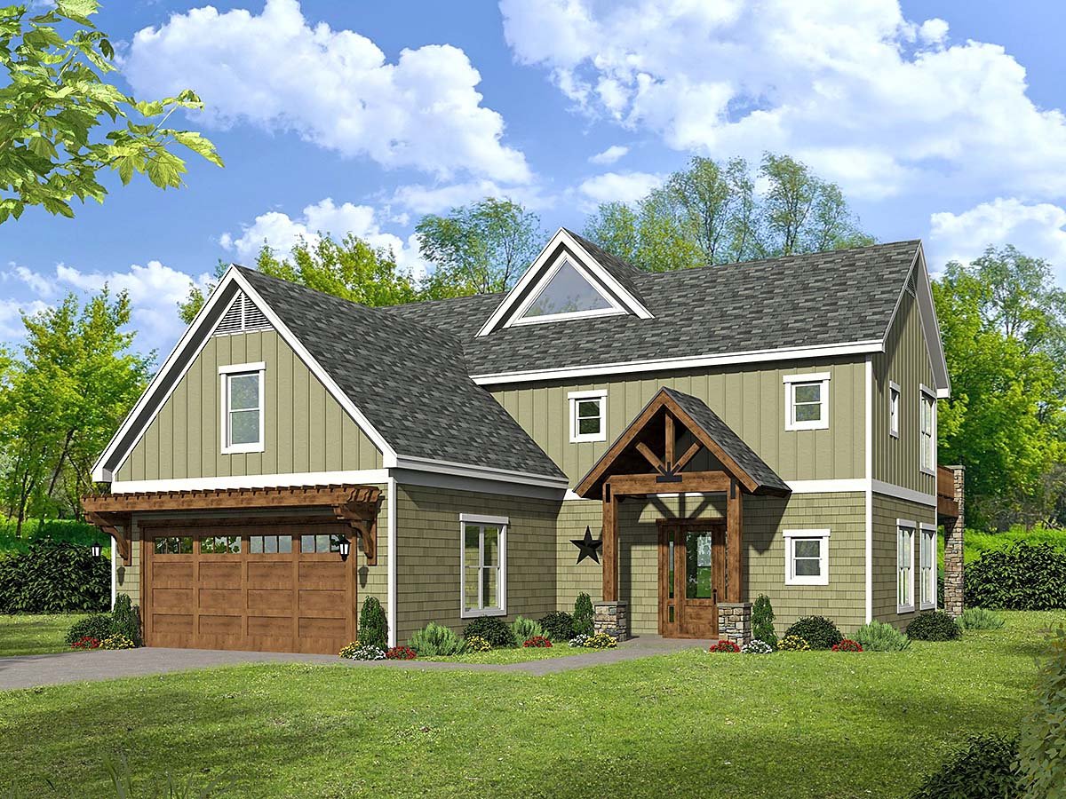 House Plan 100323 Elevation
