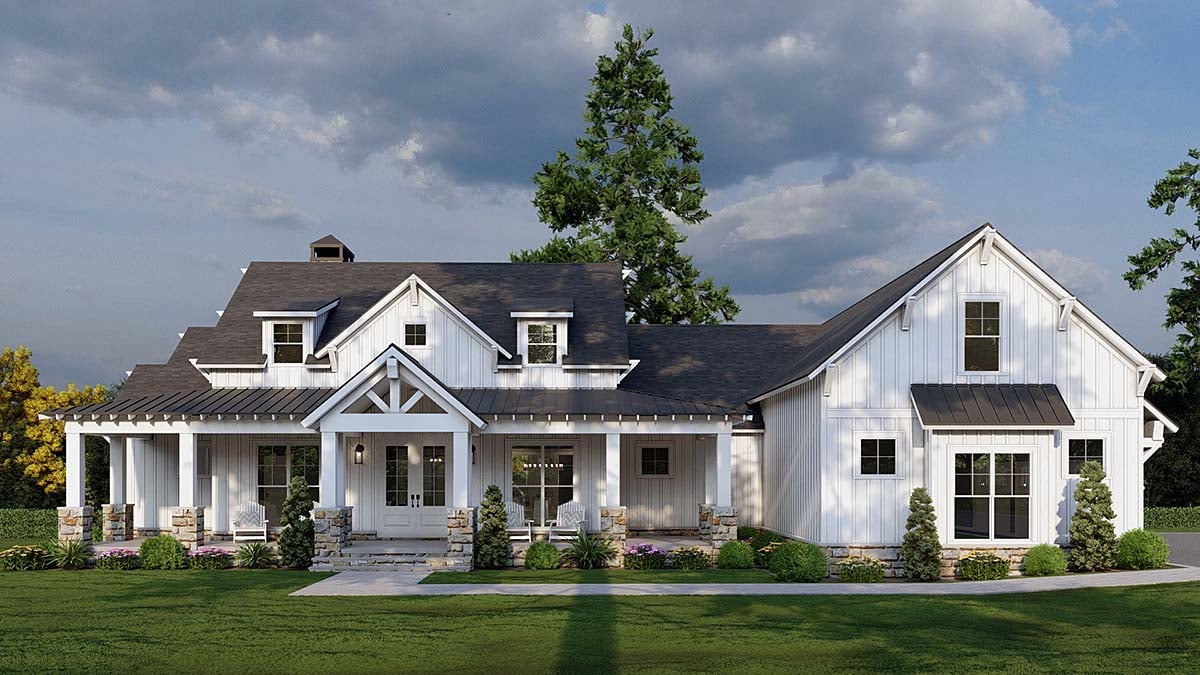 House Plan 100401 Elevation