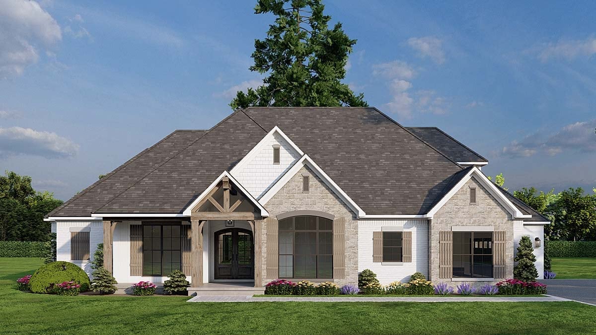House Plan 100406 Elevation