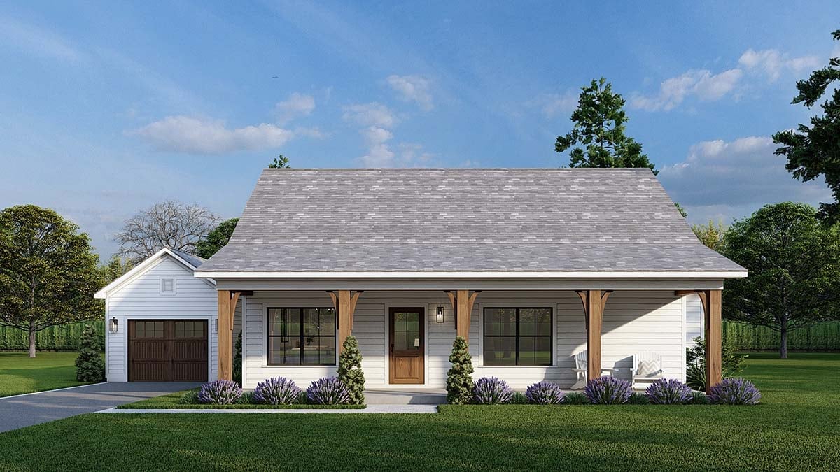 House Plan 100407 Elevation