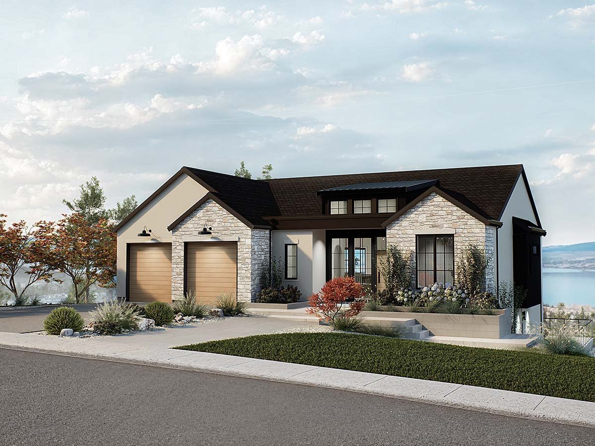House Plan 100500 Elevation