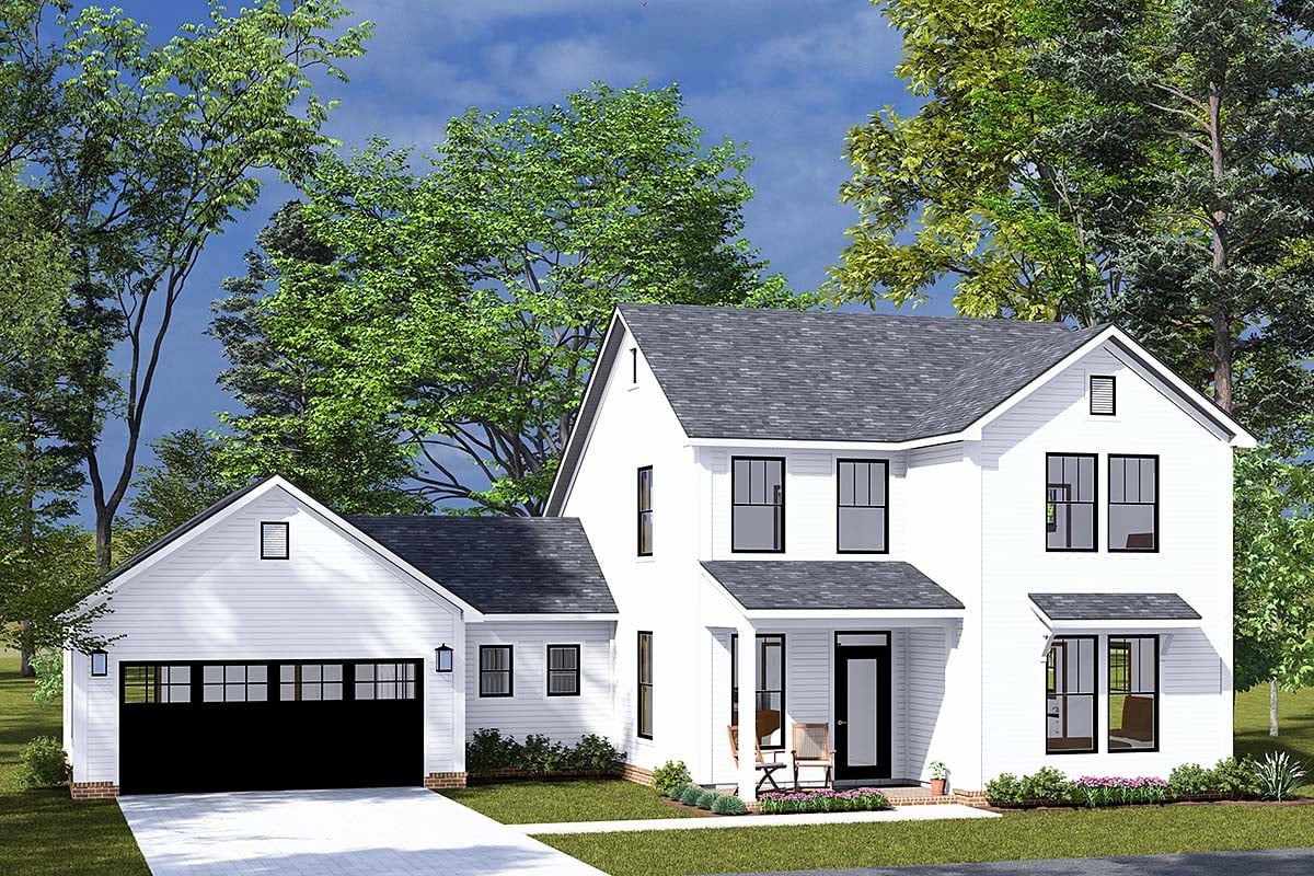 House Plan 100600 Elevation