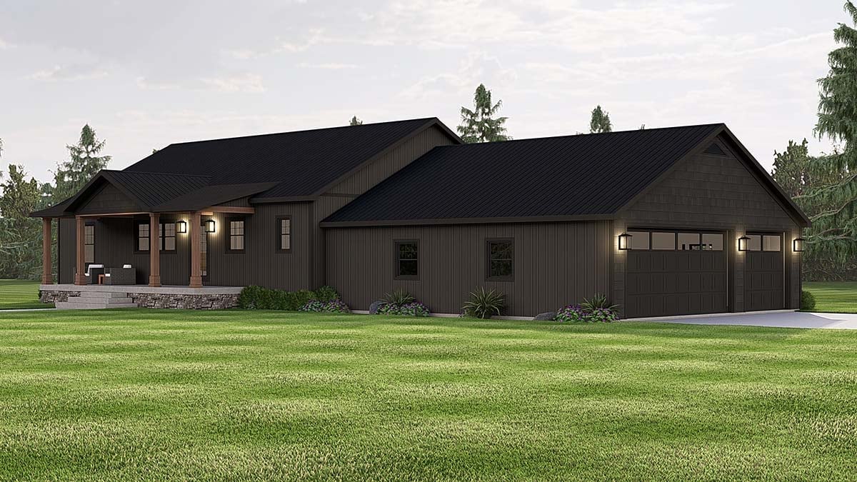House Plan 100701 Elevation