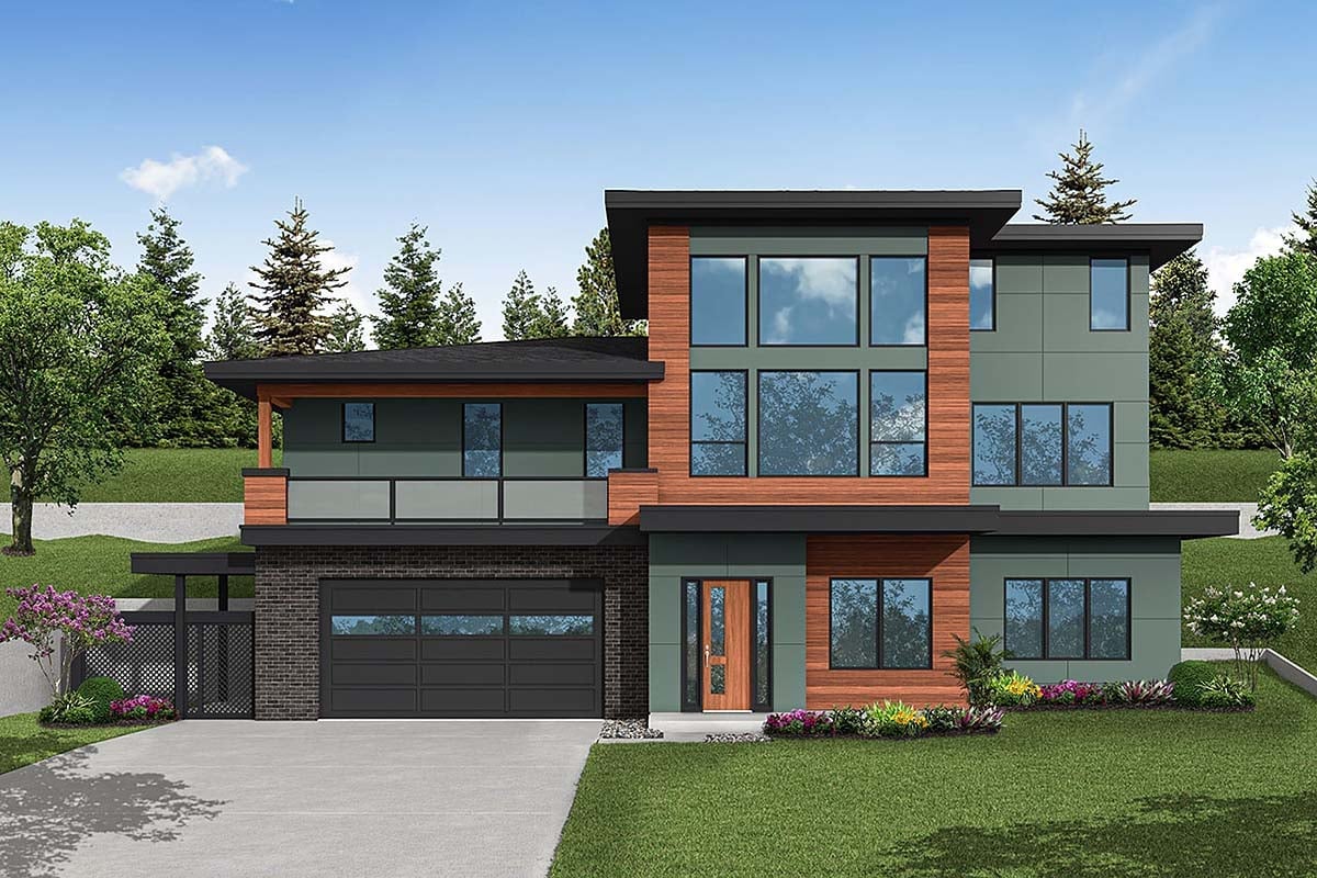 House Plan 100800 Elevation