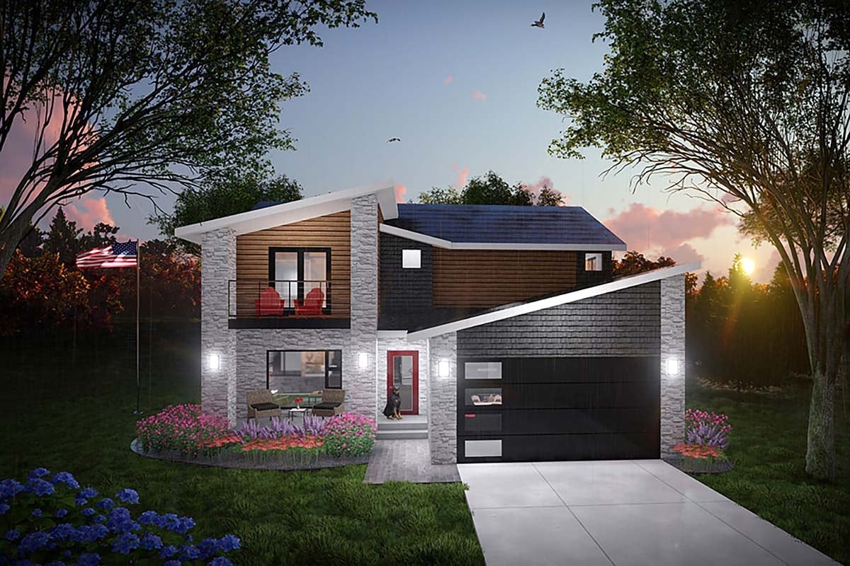 House Plan 100900 Elevation